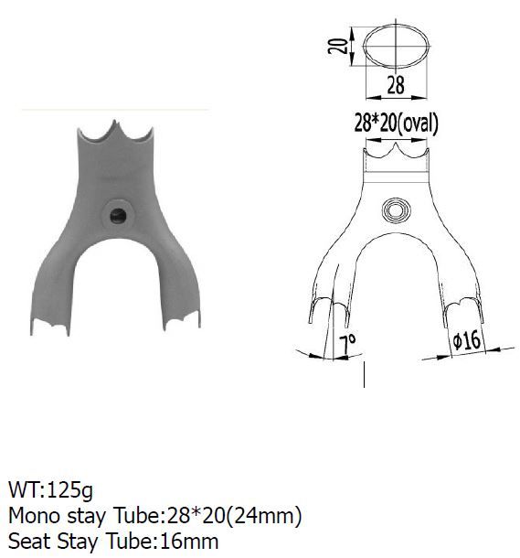 LF204_Wishbone Seat Stay